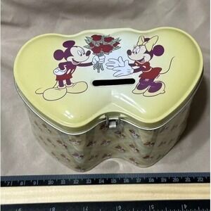 Disney Minnie And Mickey‎ Heart Rose Bank  Yellow